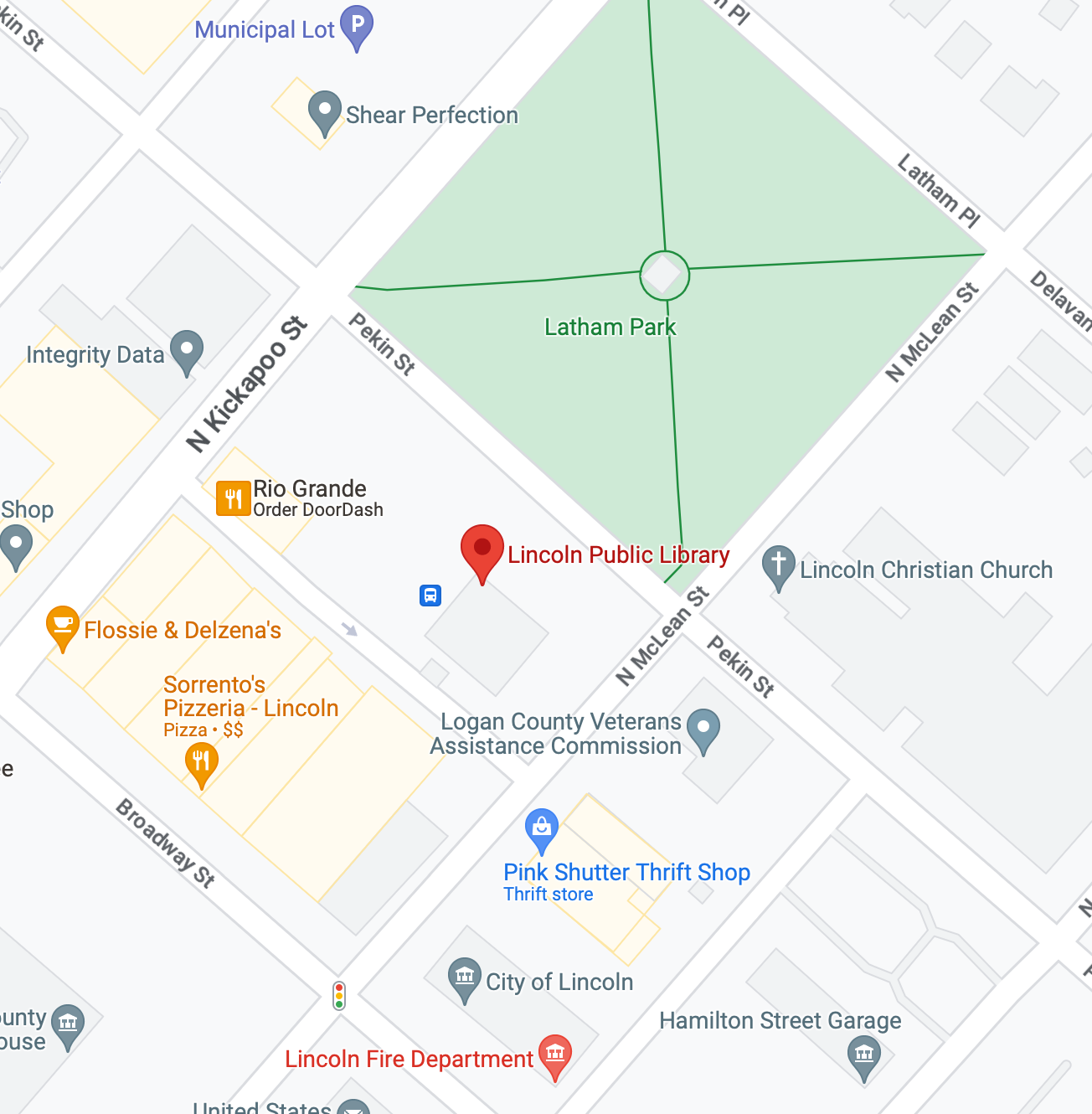 Hours and Directions Lincoln Public Library District